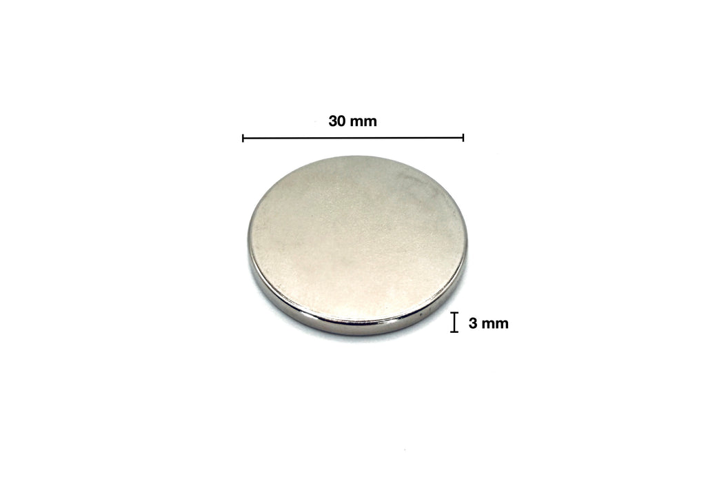 Neodym Scheiben Magnet N40 - D30x3mm