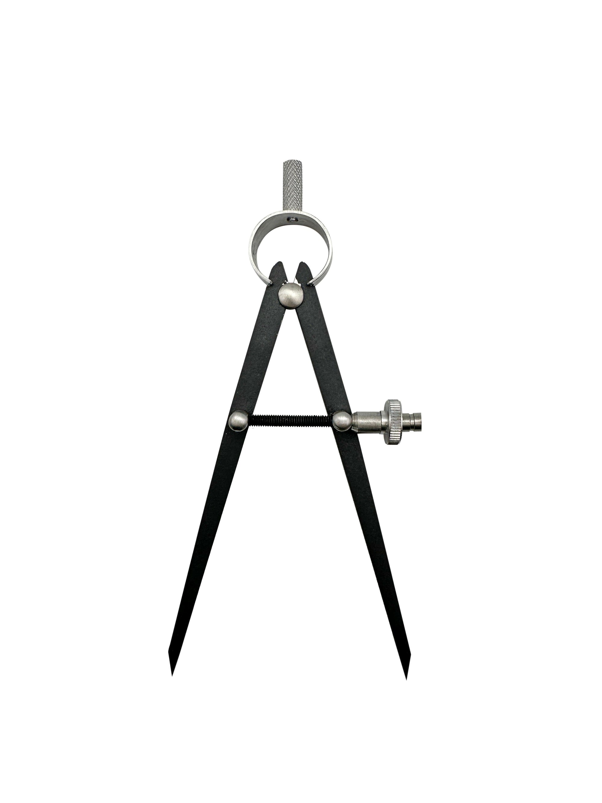 Robuster Federzirkel für präzise Messungen in Handwerk, Technik, Design und vielen weiteren Anwendungsbereichen.