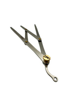 Premiumm Modell Platin der Marke Kwrak. Handarbeit Made in Germany. Rändelmutter gesichert.