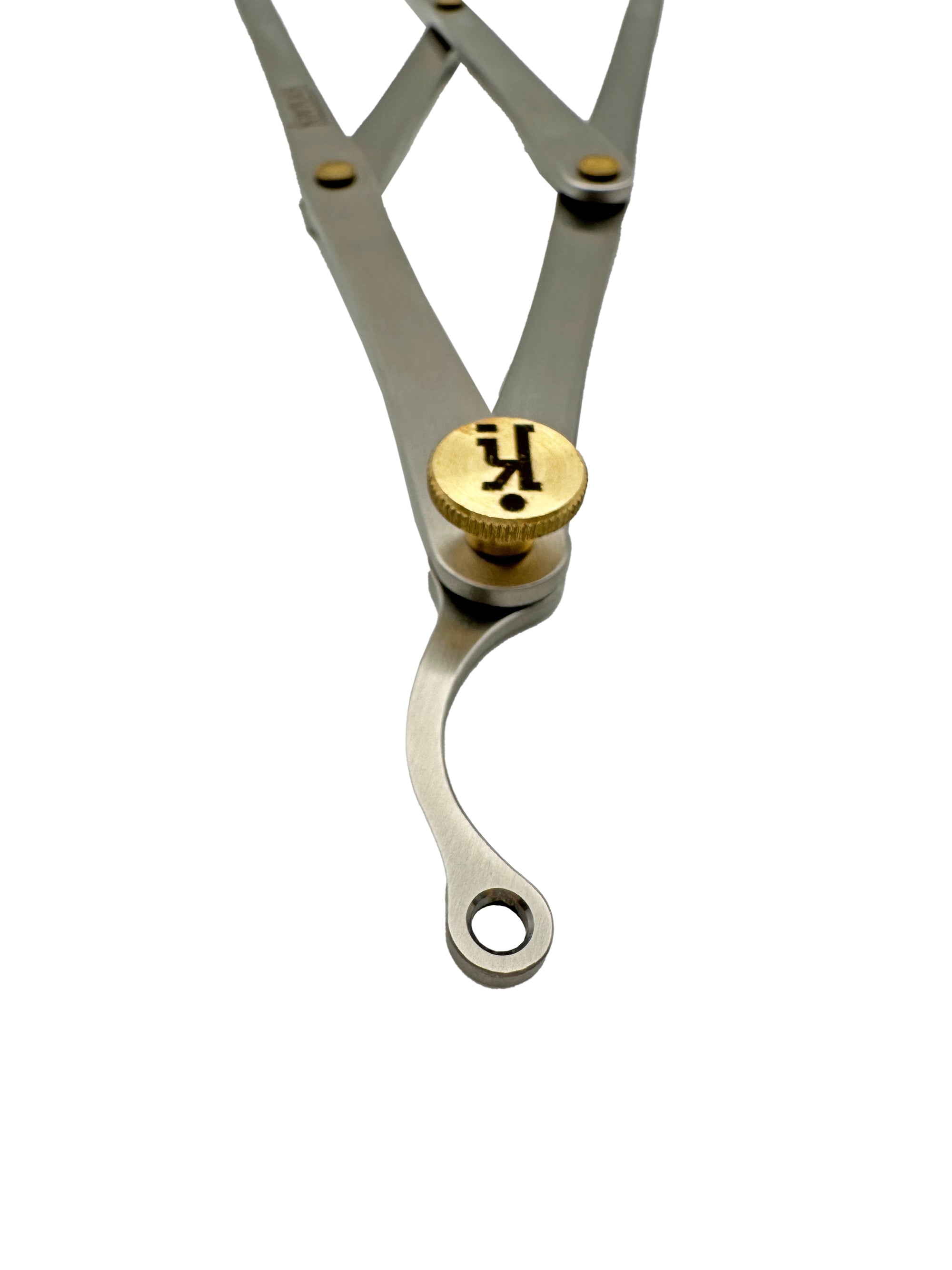 Premiumm Modell Platin der Marke Kwrak. Handarbeit Made in Germany. Rändelmutter gesichert.